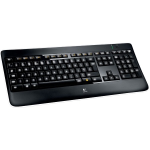 Tastatura Wireless Logitech K800 Iluminata Led, Black