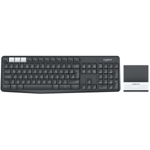 Tastatura Wireless Logitech K375s GRAPHITE/OFFWHITE, Black