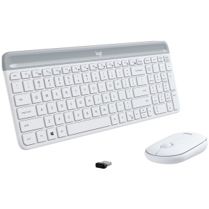 Kit Tastatura + Mouse LOGITECH Wireless MK470 White