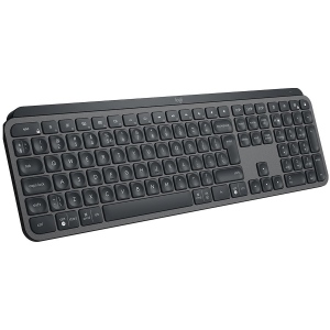 LOGITECH MX Keys Advanced Wireless Illuminated Keyboard - GRAPHITE - UK - 2.4GHZ/BT - INTNL