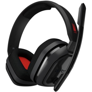 LOGITECH ASTRO A10 Headset for PC - GREY/RED - 3.5 MM - N/A - WW