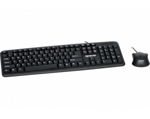 Kit Tastatura + Mouse Spacer Qwerty USB Negru