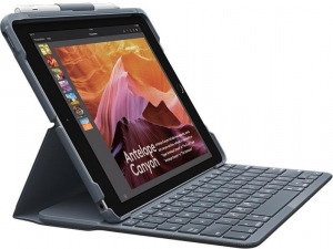 Husa cu Tastatura Logitech Slim Folio pentru iPad Black