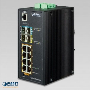 Switch Planet IP30 Industrial Poe L2/L4 8 Porturi 10/100/1000 Mbps