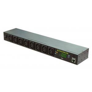 Switched PDU with 8 IEC C13 outlets