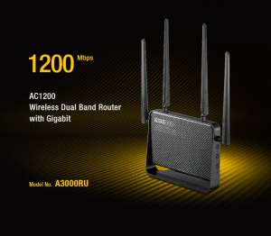 Router Wireless Totolink A3000RU AC1200 Dual Band 10/100/1000 Mbps