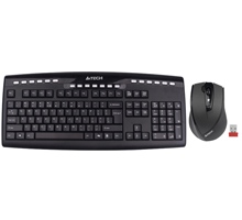 Kit Tastatura + Mouse A4Tech V-TRACK 2.4G 9200F RF nano, US, Black
