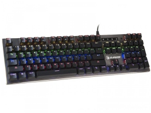 Tastatura Cu Fir A4TECH BLOODY B760, Iluminata, Led Multicolor, Gri