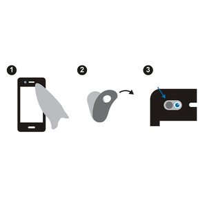 LOGILINK - Webcam cover for laptop, smartphone und tablet PCs