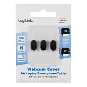 LOGILINK - Webcam cover for laptop, smartphone und tablet PCs