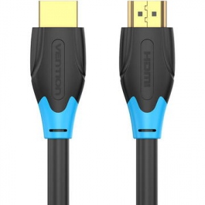 Cablu video Vention, HDMI(T) la HDMI(T), 5m, rezolutie maxima 4K la 60Hz, conectori auriti, cupru, invelis PVC, negru, 