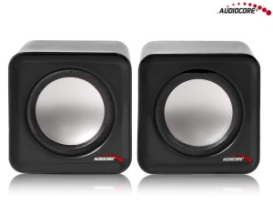 Audiocore AC870B Computer speakers 6W USB Silver&Black