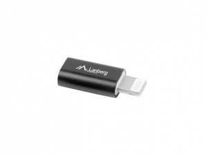 Lanberg Adapter micro USB(F) 2.0 - Lightning (M) Black