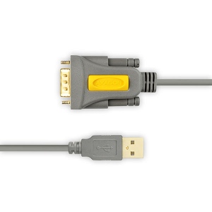 Cablu USB 2.0 Axagon ADS-1PQ, adaptor la Serial RS-232 DB9 male, Lungime 1.5 m, Conectori auriti, Chipset FTDI