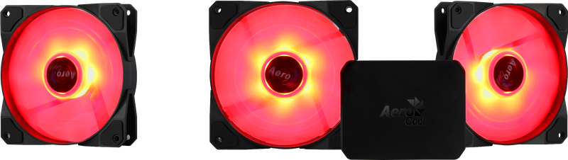 Cooler Procesor AEROCOOL P7-F12n PRO RGB LED 3x Ventilator 120x120x25mm + HUB RGB P7-H1