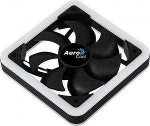 Cooler Aerocool EDGE ARGB DUAL RING LED Ventilator 140x140x25mm + 6PIN adapter