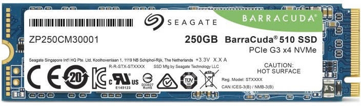 SSD Server Seagate BarraCuda 510 250GB M.2 2280 PCIE 