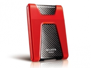 HDD extern Adata Durable HD650 2.5inch 1TB USB3 Red, Rugged damaged box