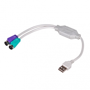Akyga Adapter USB-F / 2x PS/2-M AK-AD-15