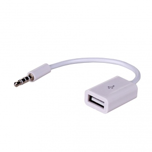 Akyga Cable adapter 15cm USB-AF / MiniJack-M AK-AD-24