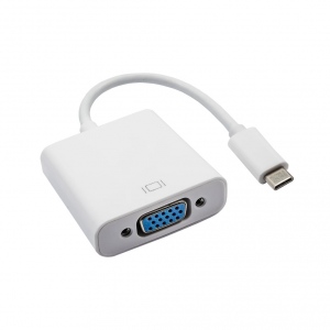 Akyga converter adapter with cable AK-AD-55 USB type C (m) / VGA (f) 15cm