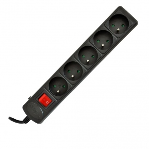 Akyga Surge protector AK-SP-05A 1,8m 5 outlets CEE7/5 +switch