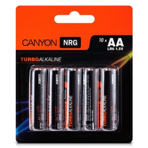 Alkaline technology is ideal for energy-hungry devices. Alkaline technology ensures power for high-drain devices. Alkaline batteries are six times better than average Zinc Carbon batteries.Type - AAPackaging - blister/10pcs
