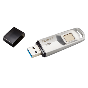 Memorie USB Apacer AH651 Fingerprint 32GB USB 3.1 Silver