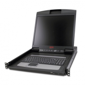 CONSOLA management pt server APC, ecran LCD , tastatura, mouse, 665 x 44 x 482 mm, 