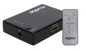 APPROX 3 ports HDMI Switch 1080P with IR sensor