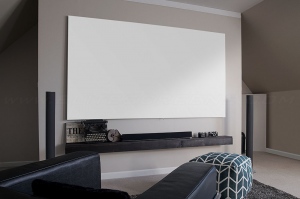 Ecran Proiectie EliteScreens AEON AR100WH2 cu rama fixa de perete 221,7  x 124,9 cm format 16:9