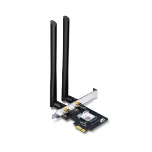 ADAPTOR RETEA TP-LINK wireless, de la 1 port PCI-E la 2 antene externe detasabile, 12000Mbps, Bluetooth 4.2,  Dual Band AC1200, 2.4GHz & 5GHz 