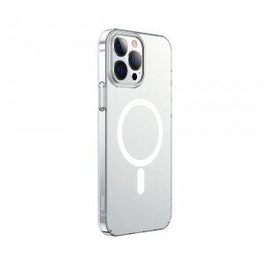 HUSA SMARTPHONE Baseus Crystal Magnetic, pentru Iphone 13 Pro Max, material TPU, suporta incarcare magnetica, transparenta 