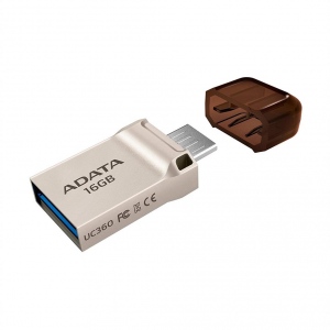 Memorie USB ADATA 16GB UC360 Micro B OTG  USB 3.1 + microUSB