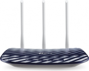 ROUTER TP-LINK wireless  750Mbps, 4 porturi 10/100Mbps, 3 antene ext, Dual Band AC750, 