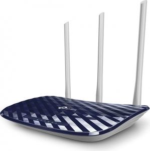 ROUTER TP-LINK wireless  750Mbps, 4 porturi 10/100Mbps, 3 antene ext, Dual Band AC750, 