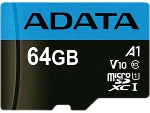 Card De Memorie Adata Premier 64GB Black-Blue