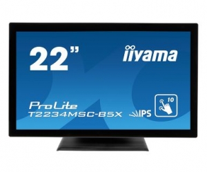 Monitor IIyama T2234MSC-B6X 21.5--, IPS touchscreen, FullHD, HDMI/DP, speakers