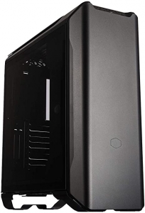 Carcasa COOLER MASTER Middle-Tower E-ATX, MasterCase SL600M, w/ controller, tempered glass, 2* 200mm fan (incluse), I/O panel, black edition 