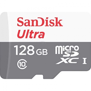 Card de Memorie Sandisk 128GB Class 10, White-Grey