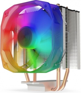 Cooler CPU SILENTIUM PC Spartan 4 EVO ARGB compatibil Intel/AMD ventilator 100mm PWM ARGB SPC271