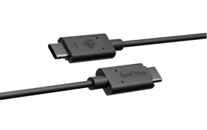 BeeDrive, 2 TB, data backup hub, SSD integrat, USB-C, Negru