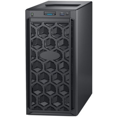 Server Tower Dell PowerEdge T140 Intel Xeon E-2244G 16GB UDIMM 2 x 1TB 7.2K RPM SATA PERC H330,DVD+/-RW,iDrac9 Basic,3Yr NBD