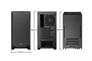 Carcasa be quiet! Pure Base 500, black, ATX, M-ATX, mini-ITX case