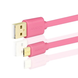 USB 2.0 <> Micro USB, 2 m, Pink