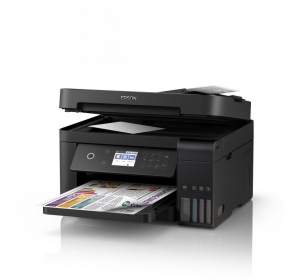 Multifunctional Epson inkjet color CISS Epson L15160, dimensiune A3 (Printare, Copiere, Scanare, Fax), duplex, viteza 32ppm alb-negru