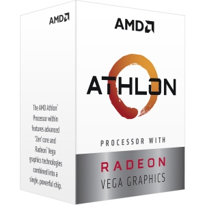 Procesor AMD CPU Desktop 2C/4T Athlon 3000G (3.5GHz,5MB,35W,AM4) box, with Radeon Vega 3 Graphics