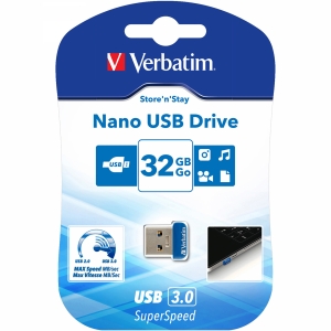 Memorie USB Verbatim Nano 32GB Albastru