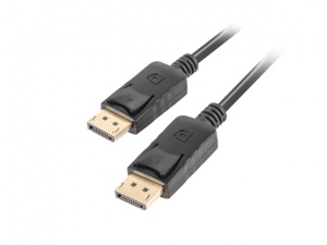 Cablu DisplayPort 1.2, 4K, T/T 5 m, CA-DPDP-10CC-0050-BK, Lanberg