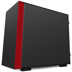 Carcasa NZXT computer case H200 Matte Black/Red
